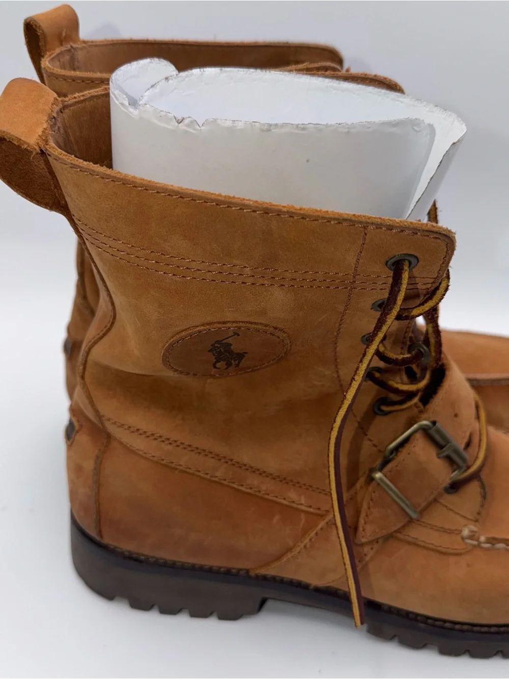 Polo Ralph Lauren Ranger Boots Tan Size 11.5D 812089030